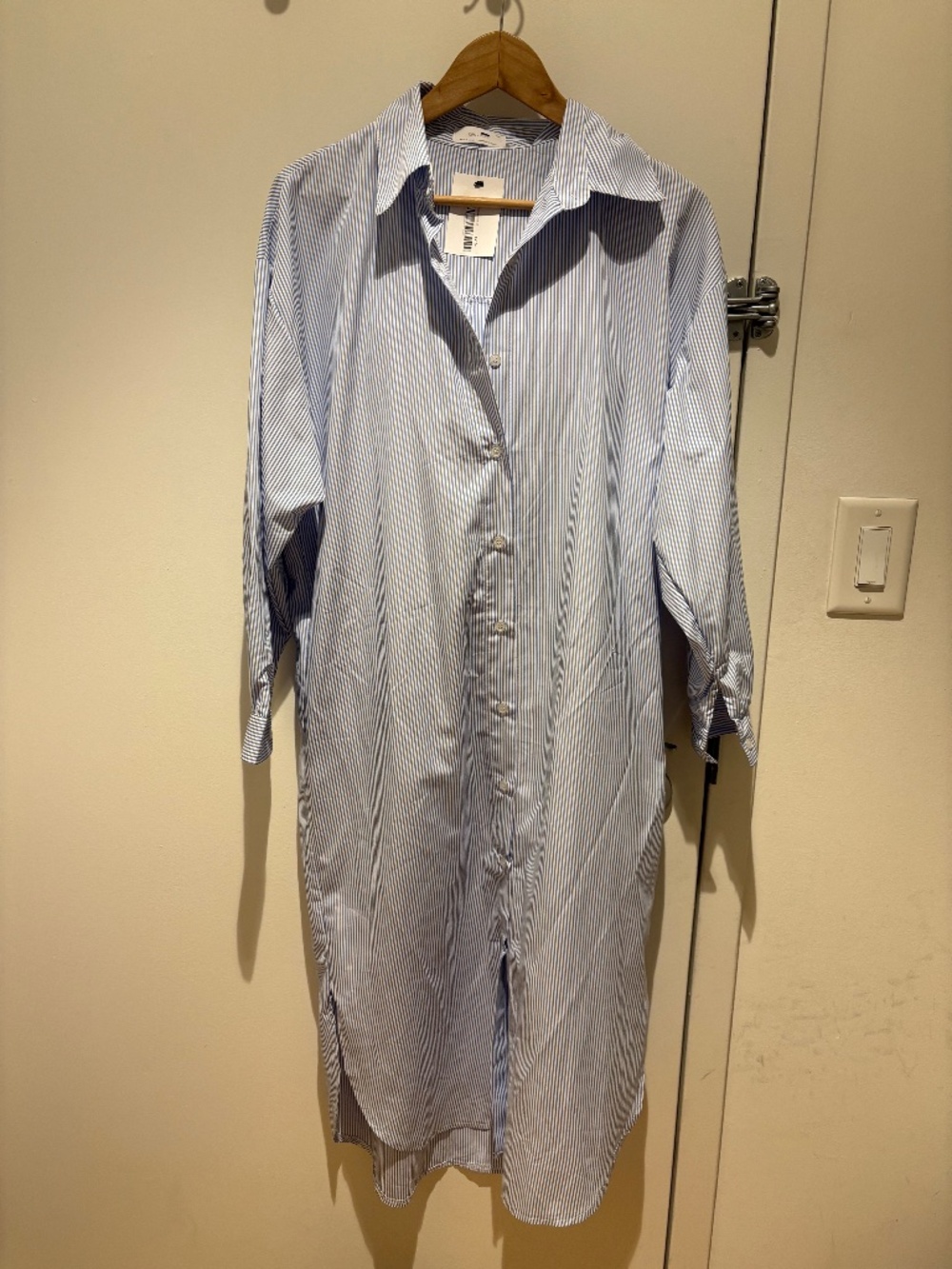 Oak + Fort long shirt dress